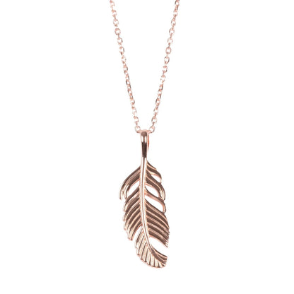 MyaMoon Aether Feather silver pendant necklace — view 2