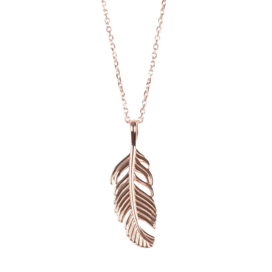 MyaMoon Aether Feather silver pendant necklace — view 2