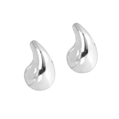 MyaMoon Droplets silver teardrop stud earrings