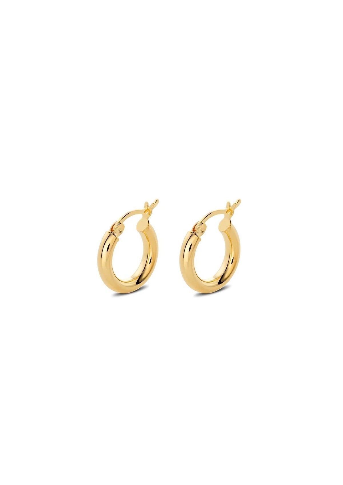 NO MORE Ella gold vermeil hoop earrings — view 2