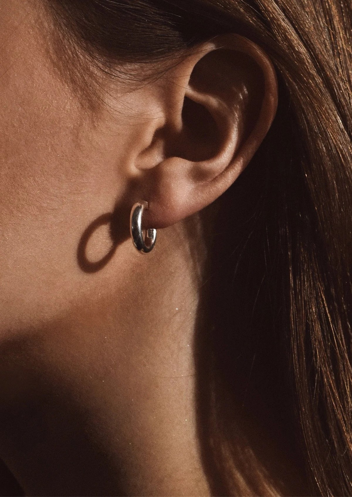NO MORE Ella sterling silver hoop earrings