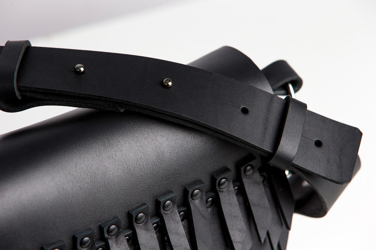 PYKOK Barbed Sister small black leather crossbody bag — view 6