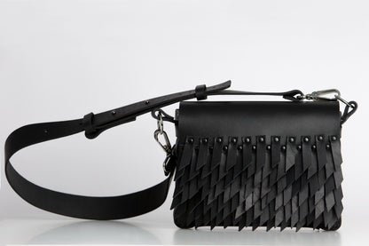PYKOK Barbed Sister small black leather crossbody bag — view 9