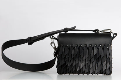 PYKOK Barbed Sister small black leather crossbody bag — view 4