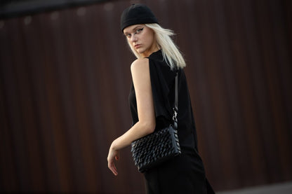 PYKOK Barbed Sister small black leather crossbody bag — view 3