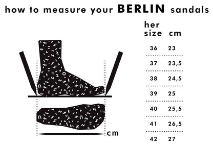 Berlin Sandals - Dark Grey