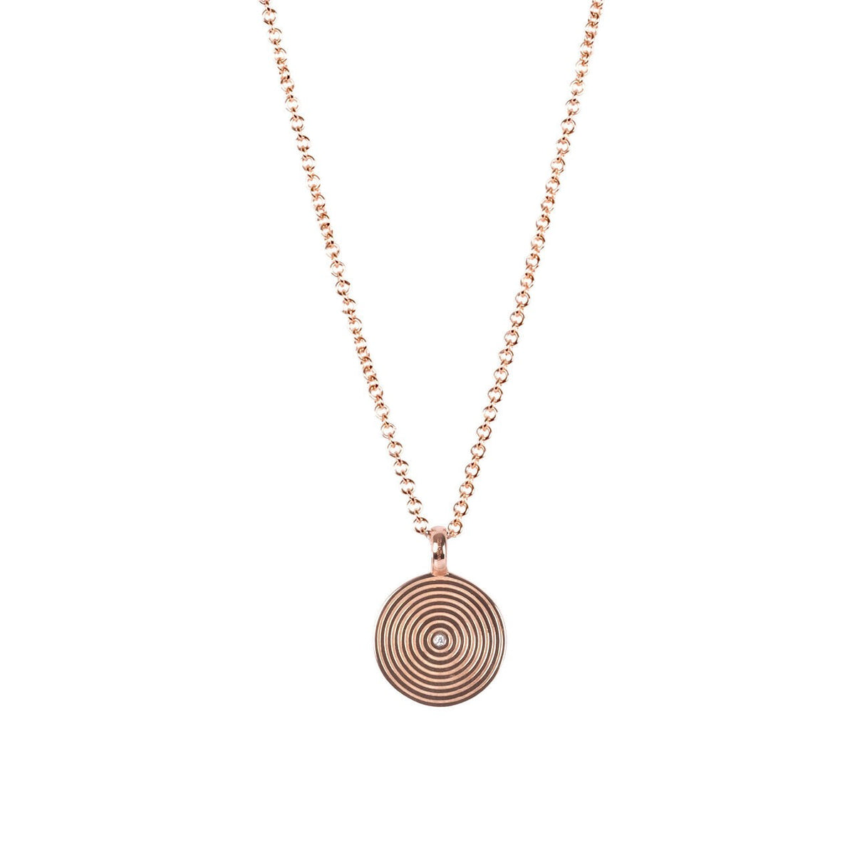 MyaMoon Illumi Infinity silver zircon pendant necklace — view 4