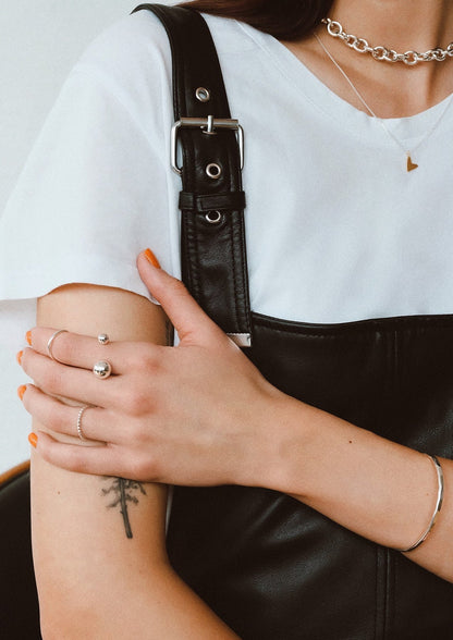 NO MORE Love gold vermeil heart necklace — view 7