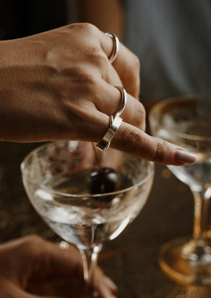 NO MORE Milky Way sterling silver spinner ring