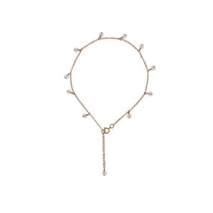 New Vintage by Kriss Eat Pray Love silver gemstone anklet — view 4
