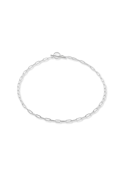NO MORE Paper Clip sterling silver choker necklace — view 4