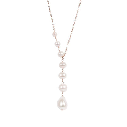 MyaMoon Pearl Dreamer silver pearl necklace — view 3