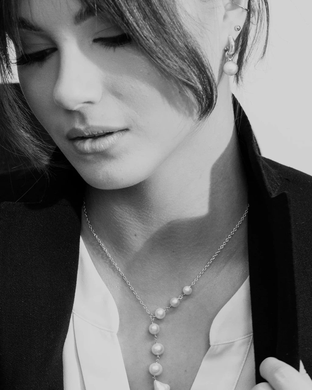 MyaMoon Pearl Dreamer silver pearl necklace