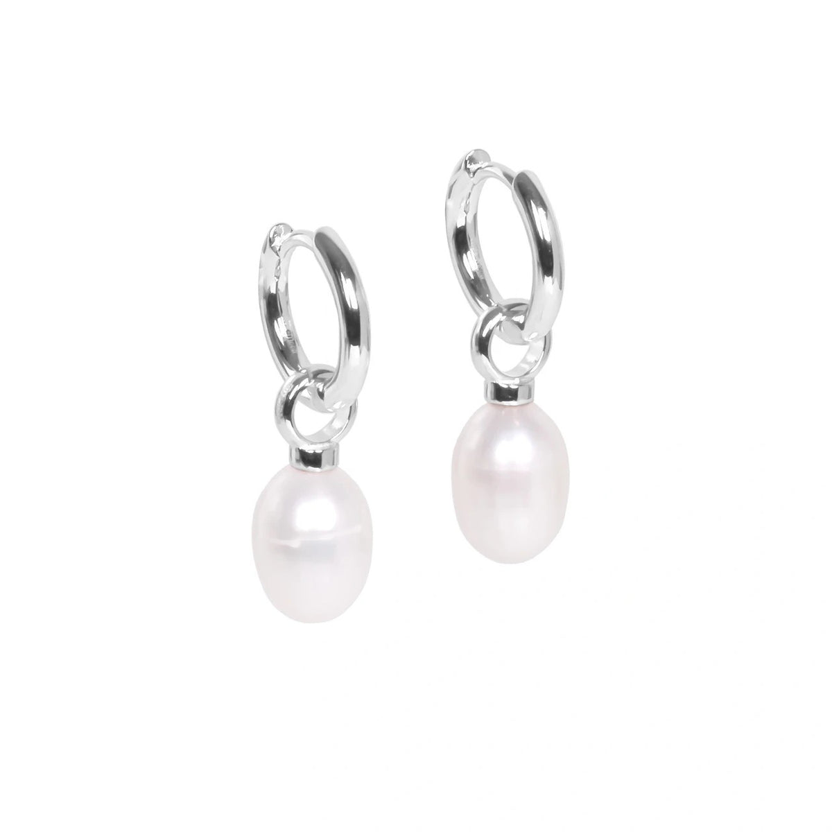 MyaMoon Pearldrop S silver pearl earrings