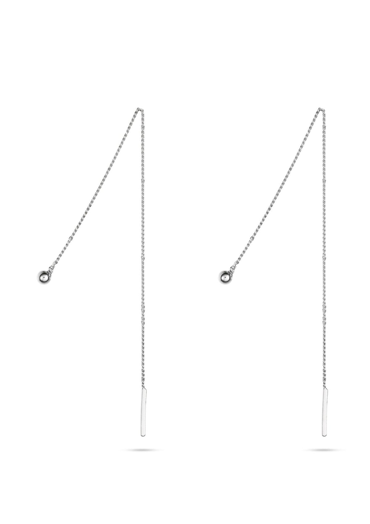 NO MORE Pin Up sterling silver threader earrings — view 4