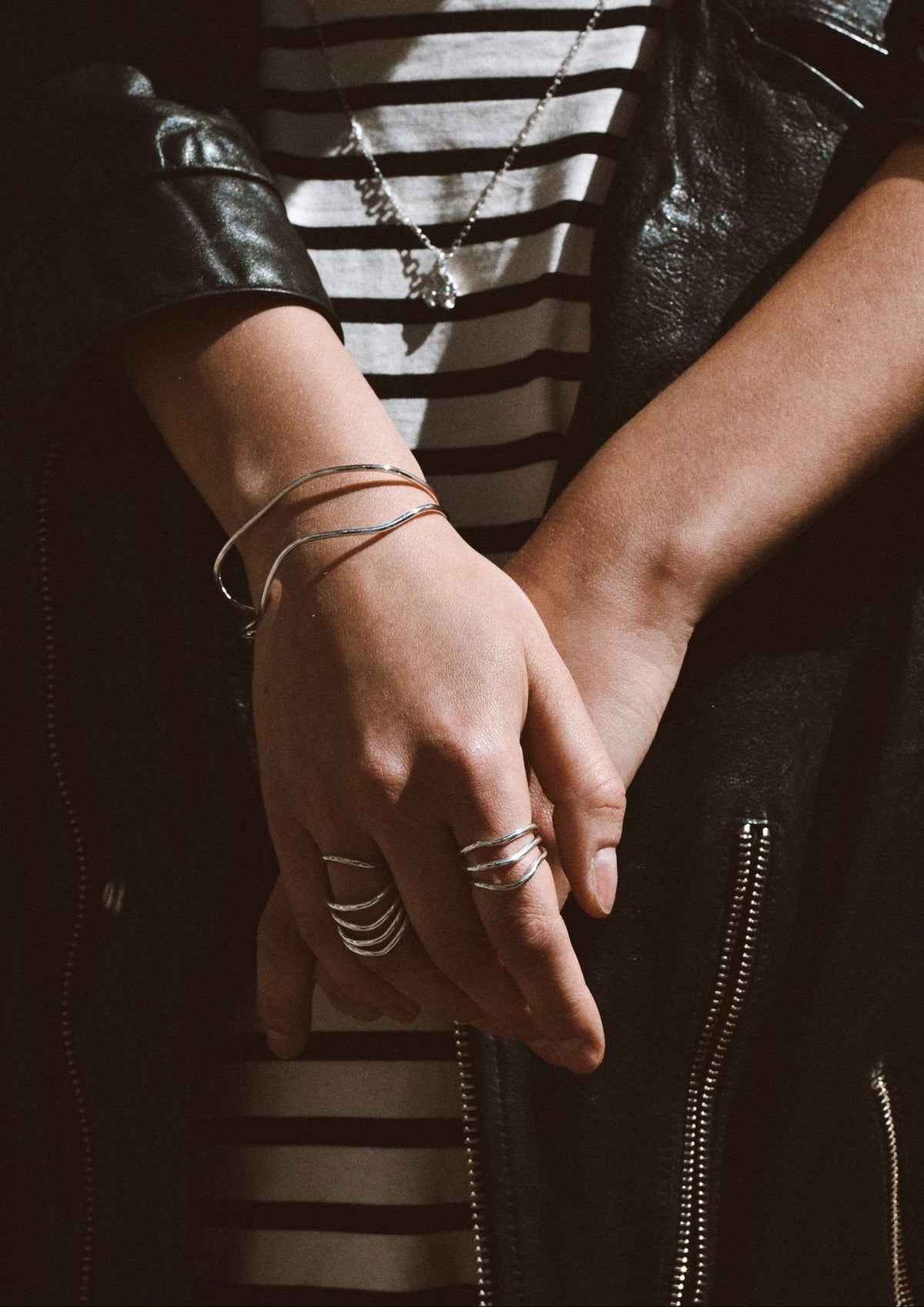 NO MORE Reef Break sterling silver wave ring — view 4
