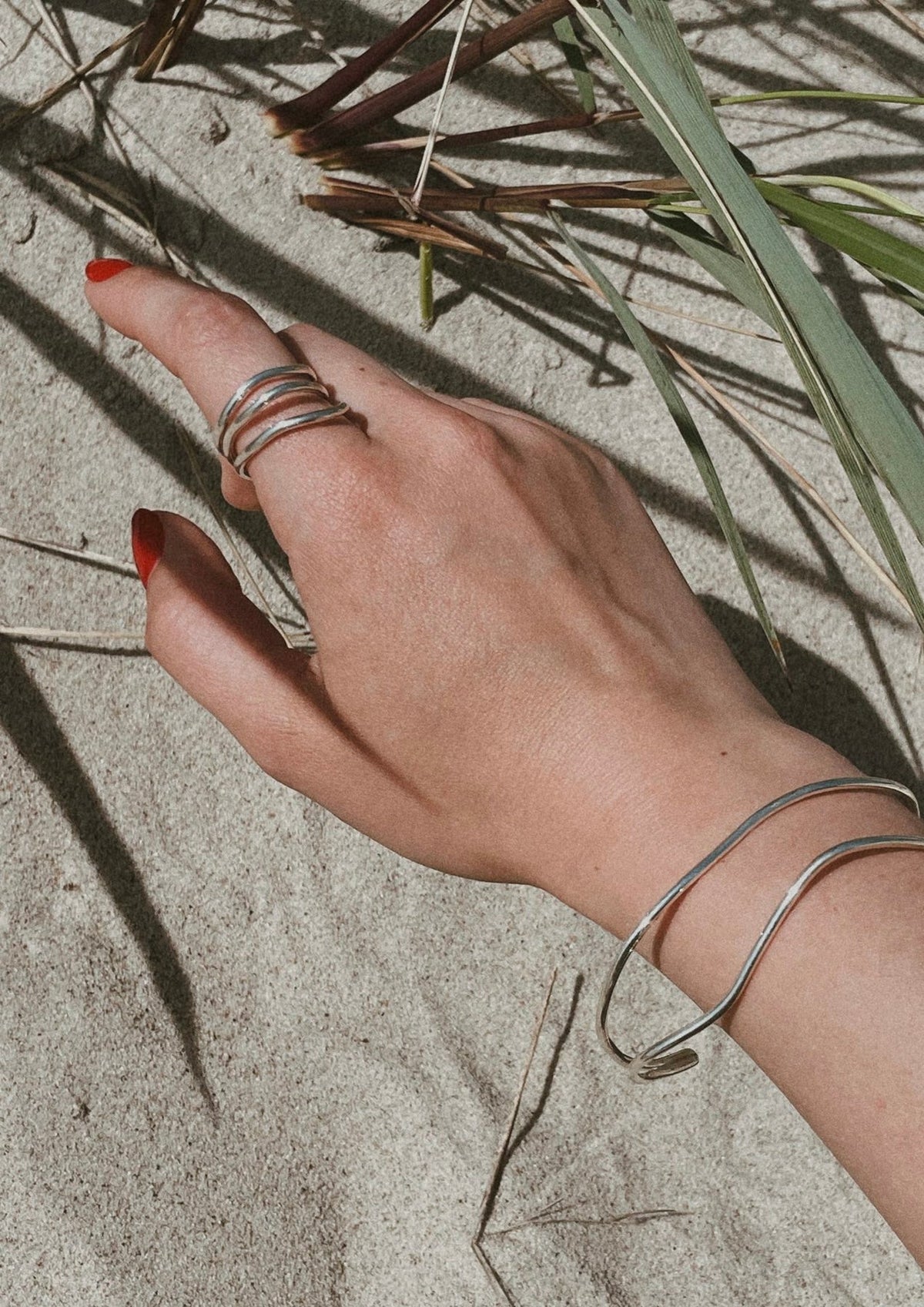 NO MORE Reef Break sterling silver wave ring — view 3