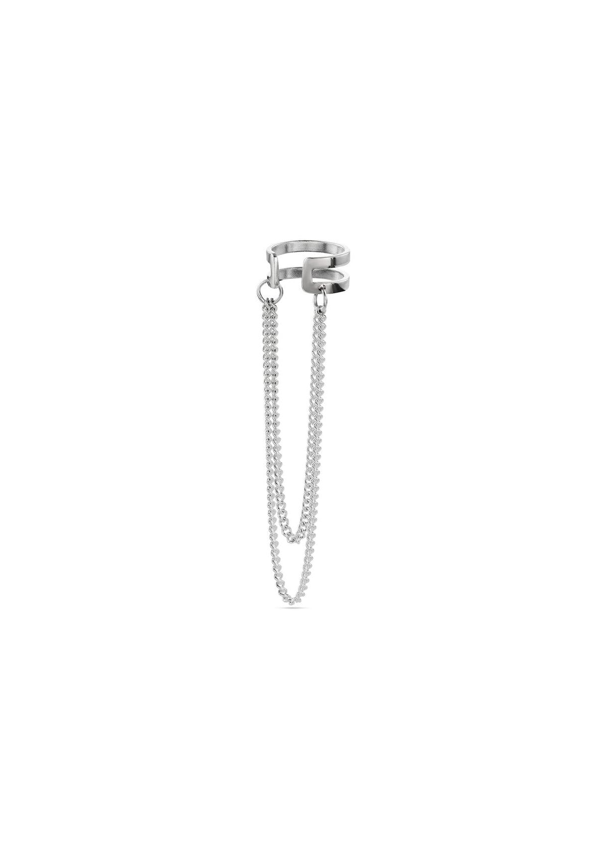 NO MORE Revolve sterling silver ear cuff — view 3
