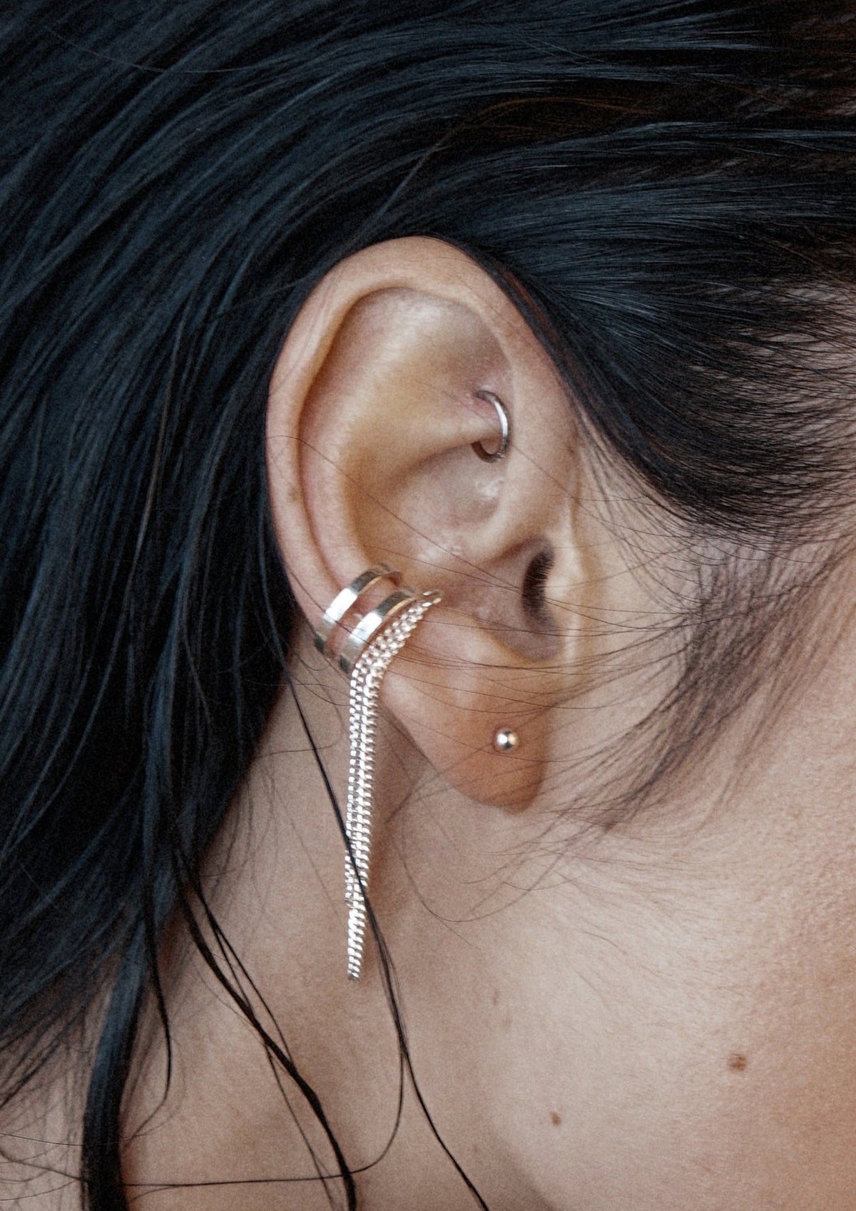 NO MORE Revolve sterling silver ear cuff