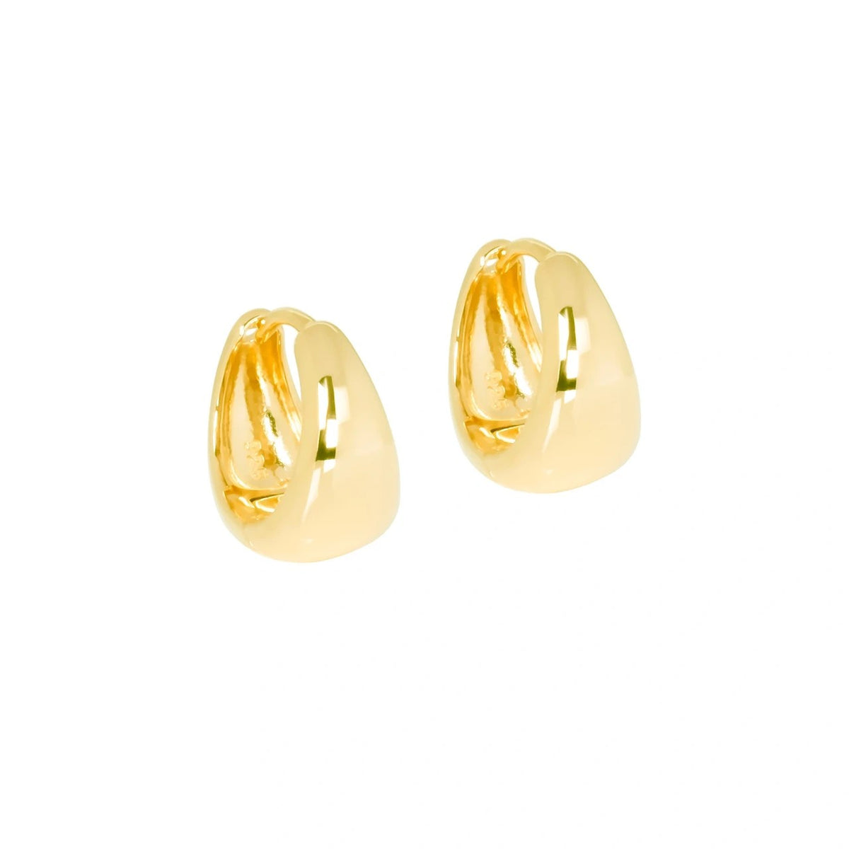 MyaMoon Souls Hoops M silver hoop earrings — view 4